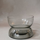 Recycled Glass Pillar Holder & Vase - Clear