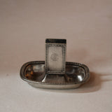 1926 Silver Plated Match Holder