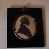 Grandfather Henry Silhouette Framed