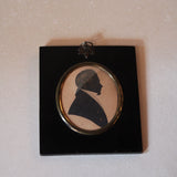 Grandfather Henry Silhouette Framed