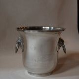Vintage French Champagne Silver Plate Ice Bucket