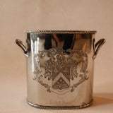 Crest Silver Plated Champagne Bucket