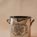 Crest Silver Plated Champagne Bucket