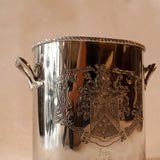 Crest Silver Plated Champagne Bucket