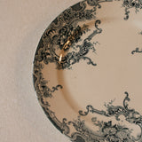 Green China Dinner Plate Set of 5