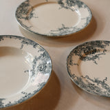 Green China Soup Bowl Set of 5