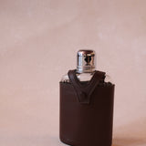 Vintage Whiskey Flask with Leather Case | Rumpp Germany