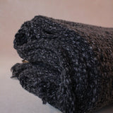Stonewashed Cotton Blend Bouclé Throw