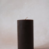 Traditional Pillar Beeswax Candle | Espresso