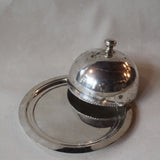 Vintage Silver Serving Tray with Dome Lid