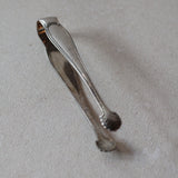 Etched Silver Serving Tongs