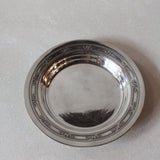 Etched Vintage Silver Ashtray