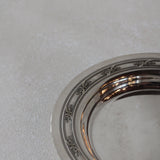 Etched Vintage Silver Ashtray