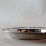 Etched Vintage Silver Ashtray