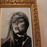 Brigitte Bardot Smoking Print Framed