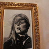 Brigitte Bardot Smoking Print Framed