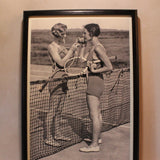Tennis Ladies Print Framed