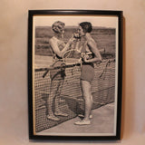 Tennis Ladies Print Framed
