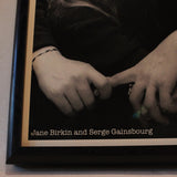 Jane Birkin & Serge Gainsburg Print Framed