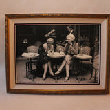 The Terrace at Cafe de Flore Print Framed, 1924