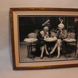 The Terrace at Cafe de Flore Print Framed, 1924
