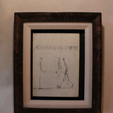 Alberto Giacometti Sketch Framed