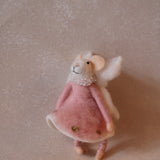 Felt Figurine Christmas Mrs. Mousse Ballet Ornament