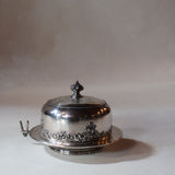Silver Vintage Butter Dish