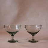 Green Short Wine Glass | Set of Four