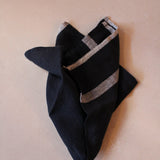 Laundered Linen Indigo Napkins | Set of Four