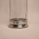 Highball Hatched Glass