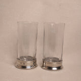 Highball Hatched Glass