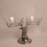 Stag Head Double Condiment Bowl