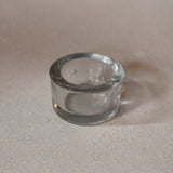 Chunky Tealight Holder Clear