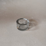 Chunky Tealight Holder Clear