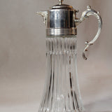 Vintage Crystal & Silver Carafe