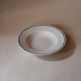 Handpainted Scalloped Ceramic Rim Soup | Set of 4