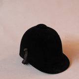 Black Velvet Equestrian Helmet