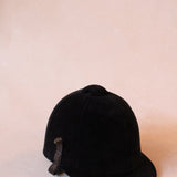 Black Velvet Equestrian Helmet