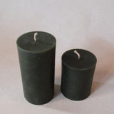 Traditional Pillar Beeswax Candle | Antique