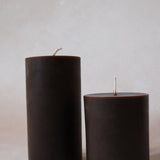Traditional Pillar Beeswax Candle | Espresso