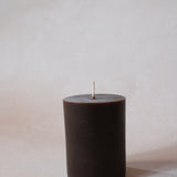 Traditional Pillar Beeswax Candle | Espresso