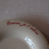 Coucou, Je T'Adore Ceramic Ashtray
