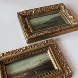 Landscape Vintage Framed Art Set