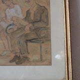 The Waiting Room Framed Sketch