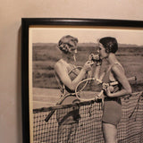 Tennis Ladies Print Framed