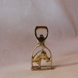 Horse Head and Stirrup Bottle Opener