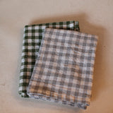 Madras Checks Linen Towels