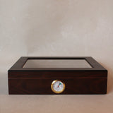 Finley Walnut 12 Cigar Humidor