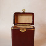 Antique English Leather Box